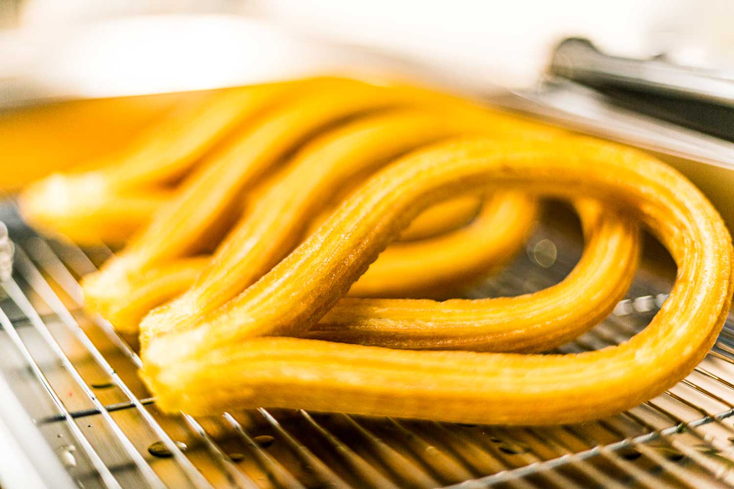 Freshly made churros